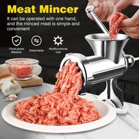 Hachoir à viande manuel, machine à saucisses, hachoir à porc à fixation sur table, poussoir à saucisses, pour faire des galettes maison, outil de cuisine à commande manuelle