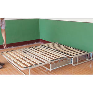 Marco <span class=keywords><strong>de</strong></span> cama futón plegable agrandado con cubierta extraíble - Product Image 3