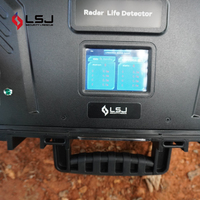 Détecteur de vie radar LSJ-M, équipement de sauvetage en cas de tremblement de terre avec portée de détection de 10-30 m, précision de 0,1 m, protection IP67