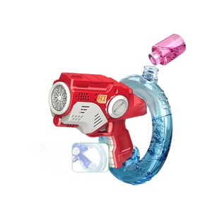 Linda pistola de burbujas eléctrica con forma de pez payaso para niños, juguete acuático para exteriores con solución para burbujas, 81 burbujas por segundo - Product Image 5