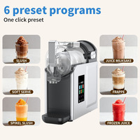 Máquina de Helados Eléctrica de Acero Inoxidable, Totalmente Automática, para el Hogar, Máquina de Hielo Raspado, 2L, 6kg/min, Ecológica, Portátil, Clase A+