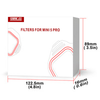 Kit de filtres pour objectif STARTRC pour drone DJI Mini 5 Pro, lot de 6, ND16 ND64 CPL UV Pollution lumineuse, ensemble de brouillard noir