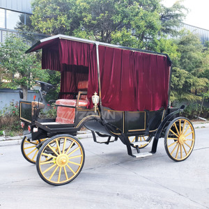 Carro Eléctrico Turístico Estilo Carruaje de Caballos con Interior Personalizado para Transporte en Ciudades Históricas, Parques Temáticos y Resorts - Product Image 2