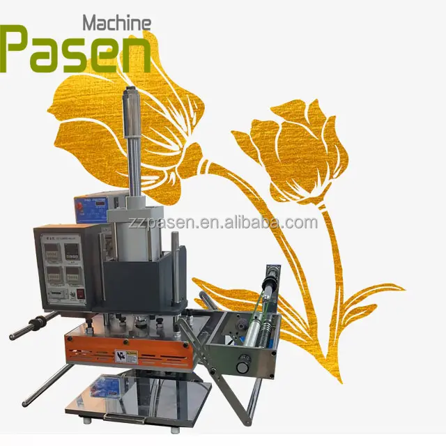 T Slot Digital Embossing Machine Heißfolien-Stanz maschine für PVC-Leder Pu und Papier