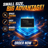 Composants électroniques XYCH ICS HCS512-I/SO Système d'entrée sans clé sécurisé à distance (RKE) Décodeur à hoppement de code SOIC-18 100%