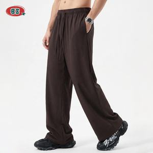 Pantalon de survêtement ample et droit pour <span class=keywords><strong>homme</strong></span>, de haute qualité, respirant, personnalisable avec logo, idéal pour le sport – Vente en gros - Product Image 2