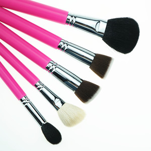 Haut De gamme en gros Manche En Bois Bleu Ciel Jeu De Brosse De <span class=keywords><strong>Maquillage</strong></span> de Cheveux En Nylon - Product Image 3