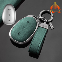 Vente directe d'usine GZ Domi, joli cadeau, étui de protection complet pour clé de voiture en alliage de zinc et cuir pour Changan NevoA07/a50/A06airQ05