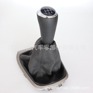Chevrolet Aveo Leather Gear <b>Shift</b> <b>Knob</b> With Dust Cover 5 Speed Manual Transmission Lever Cover For Car Interior Upgrade - Product Image 1