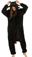 Vente en gros de pyjamas Onesie de dessin animé Pikachu Costume d'animal de dessin animé Kigurumi femmes hommes Panda chat flanelle polaire Pijamas
