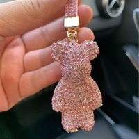 Porte-clés Ours Violent de Style Influenceur, Créatif et Personnalisé, Accessoire de Voiture, Breloque de Sac, Bijou Unique Inspiré d'Instagram