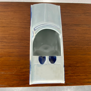 Cendrier de voiture en céramique bleu <span class=keywords><strong>vintage</strong></span> Delfts Blauw, cendrier de voiture personnalisé, cendrier créatif pour cigares - Product Image 4