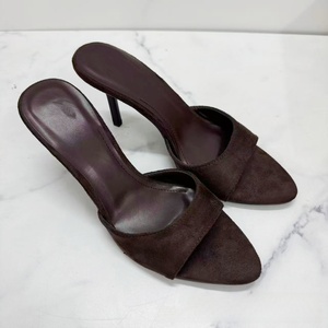 Spanish 2026 Autumn Women's <b>Pointed</b> <b>Toe</b> <b>Flat</b> Color Block Fashionable Versatile Slip-On Mules Outerwear Compatible Low Cut - Product Image 3