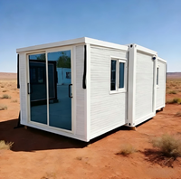 Maison conteneur préfabriquée personnalisée de 10 pieds, avec chambre et salle de bain, isolée, portable, pour jardin, résidentielle, extensible