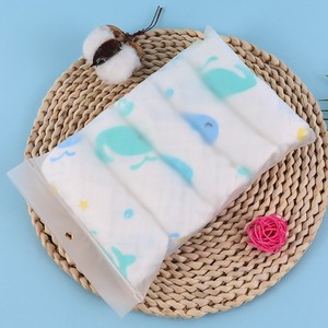 ผ้าขนหนูผ้ากอซสำหรับเด็กชิโดว์ 25x25 ซม. ผ้าฝ้าย 6 ชั้นพิมพ์ลายการ์ตูนผ้าเช็ดหน้าสำหรับทารกแพ็ค 5 ผืน - Product Image 2