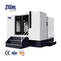 Centro de Mecanizado Horizontal de Servicio Medio TDSK, Fresadora CNC Horizontal de Doble Paleta, Fábrica de Máquinas en China