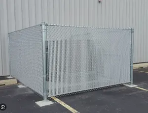 Composite Chain Link Privacy Fence With Slats