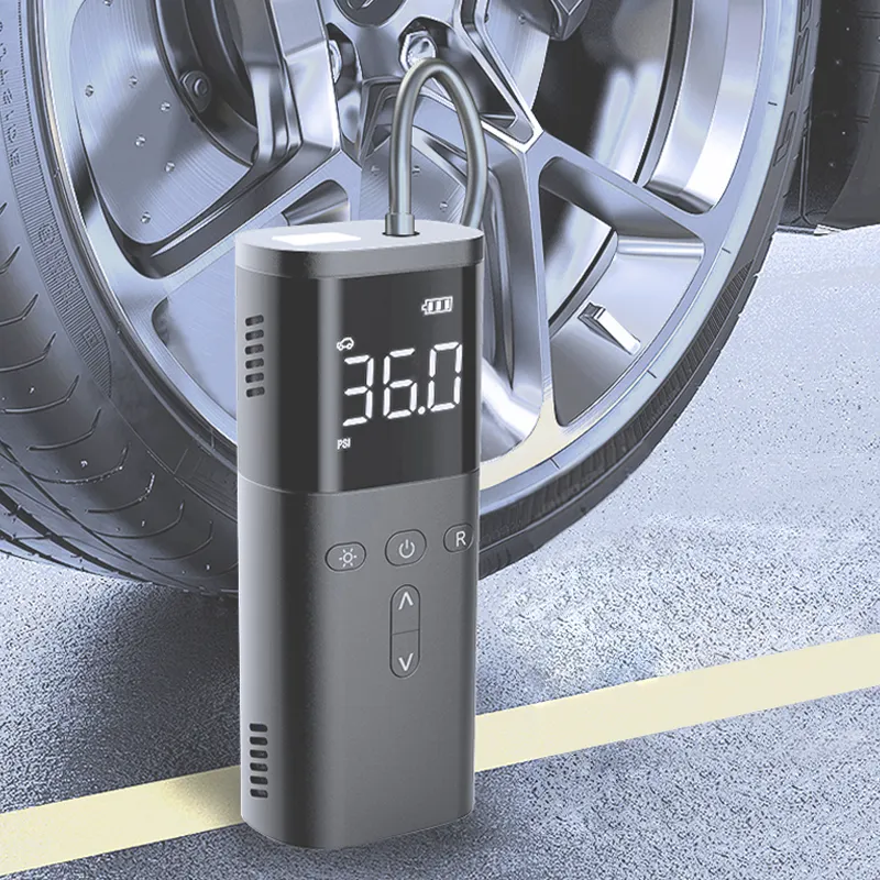 Inflador de neumáticos Compresor de aire portátil 150psi Bomba de aire inalámbrica con pantalla dual Lcd para Inflador de coche