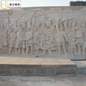 Mural de Relieve Jiahua, Arte de Pared en Piedra, Estilo Chino, Decoración Interior y Exterior - Product Image 3