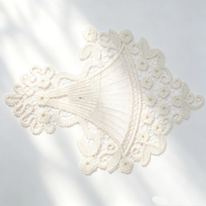 Fine Mesh Delicate Cluny <b>Lace</b> For Elegant Stationery Decor Invitation Card And Letter Embellishment - Product Image 3
