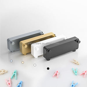<span class=keywords><strong>Corde</strong></span> <span class=keywords><strong>à</strong></span> <span class=keywords><strong>linge</strong></span> rétractable murale en acier inoxydable de 5,1 m <span class=keywords><strong>à</strong></span> double ligne, réglable pour intérieur, <span class=keywords><strong>extérieur</strong></span>, balcon, salle de bain - Product Image 5