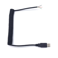 Kabel USB-C Mobil PVC Retractable 2 Pack 3ft 3A Pengisian Cepat untuk iPhone 16/15 & S25/S24/S23 Ultra/Note 20/10/A10e/A20