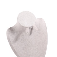 Mannequins en bois 3D demi-corps avec support pour boucles d'oreilles, présentoir pour bijoux personnels et vitrine de bijouterie