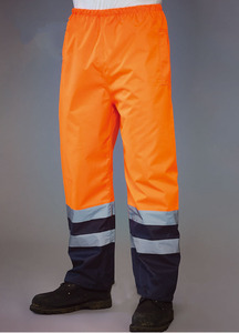 Pantalones de Seguridad Reflectantes de Alta Visibilidad, Certificación ANSI/CE EN ISO, Pantalones de <span class=keywords><strong>Trabajo</strong></span> Impermeables Reflectantes, Ideales para Trabajos de Almacén y Tráfico - Product Image 5