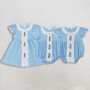 navy blue dress for baby girl Mini Boden Nostalgic Woven Dress Riviera Blue Bunnies Baby Girl Easter –  Designer Kids Outlet main image 0