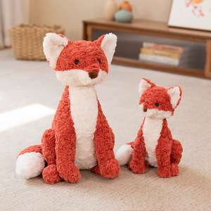 Benutzer definierte Cartoon Fuchs Plüsch tier Gefüllte Gewichtete Partikel Tier Spielzeug - Product Image 3