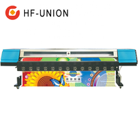 3,2 M 10ft galaxy eco solvente plotter UD-3218LE Eco solvente impresora de inyección de tinta flex impresora de banner con 4pcs cabezal de impresión