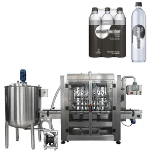 Machine de remplissage automatique d'eau minérale, 20 m, pour petites bouteilles, d'eau alcaline pure, ligne de production, liquide