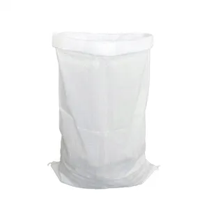 Saco de saco de arroz tecido saco de empacotamento para ração laminada saco de sacos pp 10kg 25kg 50kg