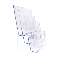 Moules personnalisés pour présentoirs de table en plastique injecté, supports de présentation pour étagères, porte-menu, porte-brochures, porte-billets, porte-affiches