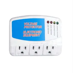 Protector de Voltaje Monofásico para Refrigerador, Protector de Retardo de Tiempo, Color Blanco, 120V, 1 Unidad