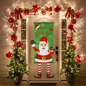 Buon natale portico porta Banner appeso ornamento decorazione natalizia per la casa natale Navidad 2022 felice anno nuovo <span class=keywords><strong>2023</strong></span> - Product Image 3