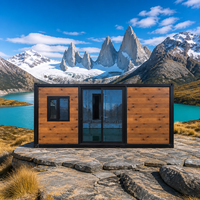 Maison conteneur préfabriquée modulaire pliable à double aile de 10 pieds, prête à l'emploi, pour la location et l'hébergement.