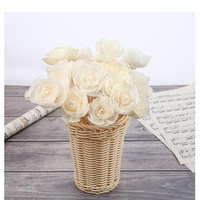 Diffuseur de parfum en roseau écologique Newell Design, cuillère en bois de Sola de haute qualité, fleurs de lys colorées, 4,5 cm