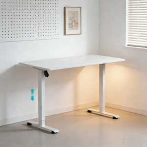 โต๊ะทำงานปรับระดับไฟฟ้าอัจฉริยะ รุ่นใหม่ แบบมอเตอร์เดี่ยว อัตโนมัติ ออกแบบตามหลักสรีรศาสตร์ รับน้ำหนักได้มาก โครงเหล็ก สำหรับใช้ในบ้านและสำนักงาน - Product Image 2