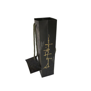 Offre Spéciale luxe papier couché simple vin sacs-cadeaux vin whisky thé bière soda porte-bouteille emballage - Product Image 3