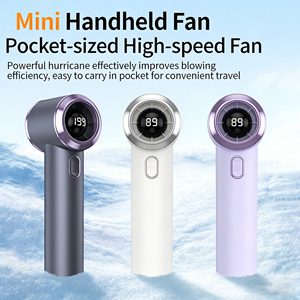 Ventilador turbo portátil de alto rendimiento, mini ventilador USB con batería de larga duración, mini ventilador de refrigeración. - Product Image 2