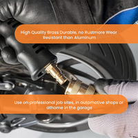 1/4 po. Raccords de tuyau d'air à connexion rapide en laiton mâle NPT pièces d'outils de compresseur d'air industriel OEM personnalisables