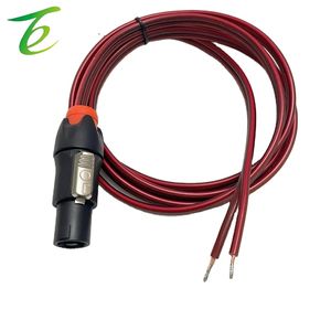 سلك أوم-العارية الذيل <span class=keywords><strong>2</strong></span> الموز النحاس النقي المتكلم الأسلاك Speakon الذكور كابل اتصال المتكلم سلك المتكلم - Product Image 4