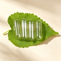 Capsules végétales vides HPMC, capsules dures végétariennes vertes, tailles 00, 0, 1, 2, 3, 4