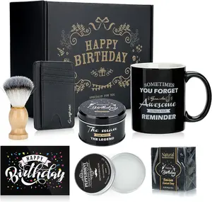 2024 boîte de cadeaux d'anniversaire personnalisée Unique pour papa cadeaux d'anniversaire pour hommes petit ami mari frère collègue cadeaux de remerciement