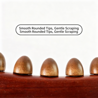 Masseur corporel en bois personnalisé avec logo, grattoir de massage manuel, outils de massage Gua Sha pour le modelage corporel et le drainage lymphatique