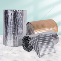 Feuille de bulle d'acier maison toit feuille radiateur isolation aluminium feuille de bulle isolation thermique sur le toit