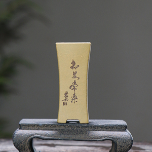 Maceta Zisha en miniatura con grabado de orquídeas, maceta artística hecha a mano para decoración de interiores - Product Image 4