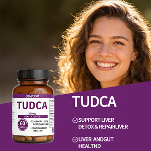 Kapsul Vitamin TUDCA 110mg - Mendukung Detoksifikasi Hati & Kesehatan Usus 60 Kapsul 2 Kali Sehari Masa Simpan 24 Bulan OEM/ODM - Product Image 3
