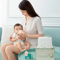 משלוח מהיר זמן משולב האכלת חלב חשמלי נייד תינוק בקבוק חם